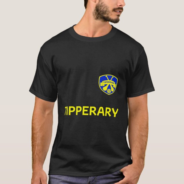Camiseta El Fútbol Tipperario Del Condado De Irlanda Y El H (Anverso)