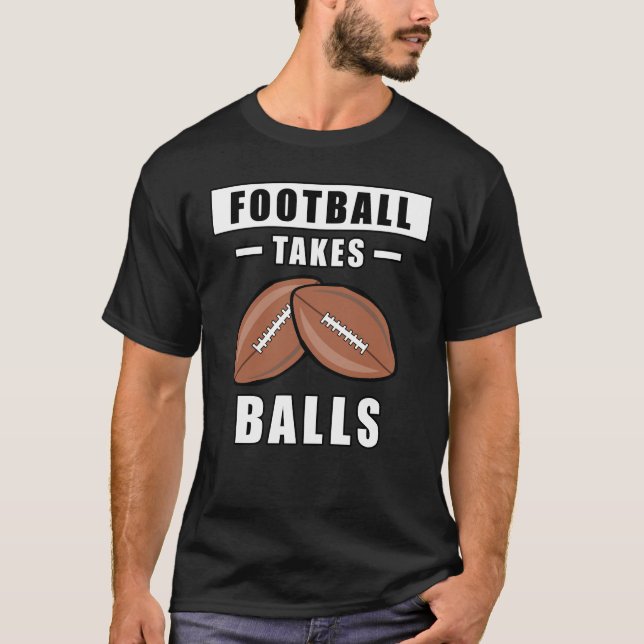 Camiseta El fútbol toma bolas - Gracioso (Anverso)