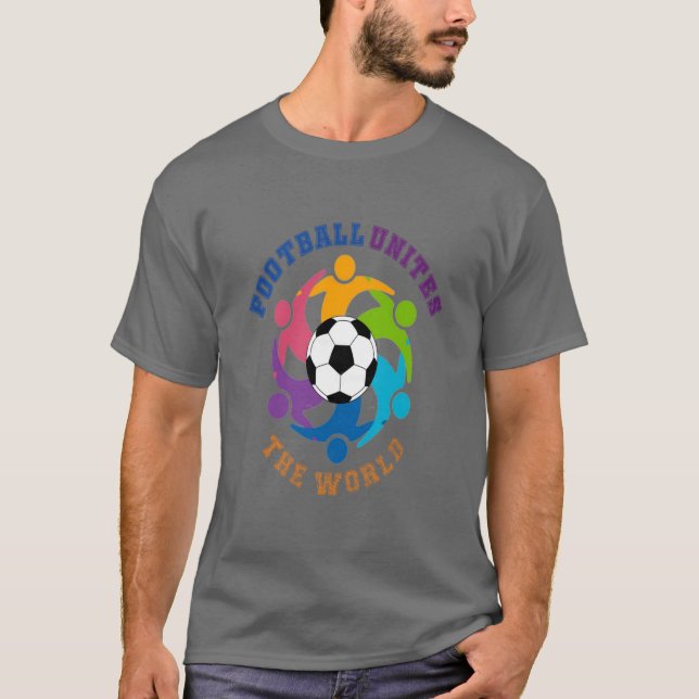 Camiseta El Fútbol Une El Mundo 2022 (Anverso)