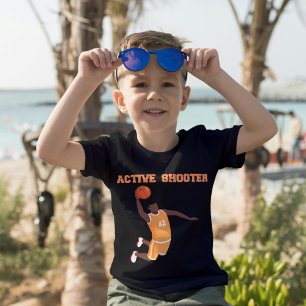 Camiseta El futbolista activo de baloncesto Ama a los niños