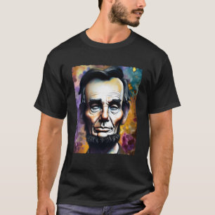 Camiseta El futurista arte estadounidense Abraham Lincoln 4