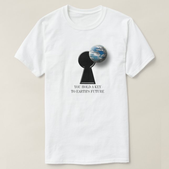 Camiseta El futuro activismo ambiental de la Tierra (Diseño del anverso)