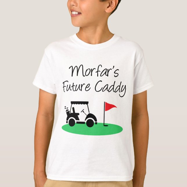 Camiseta El futuro caddy nieto sueco de Morfar (Anverso)