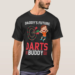 Camiseta El futuro compañero de dardos de papá Niño jugador