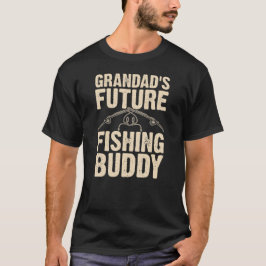 Camiseta El futuro compañero de pesca de la abuela