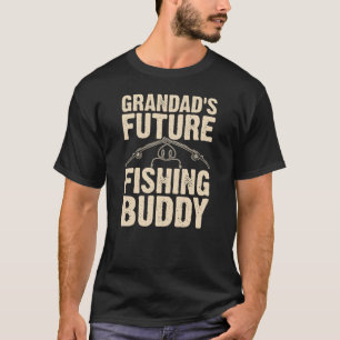 Camiseta El futuro compañero de pesca de la abuela