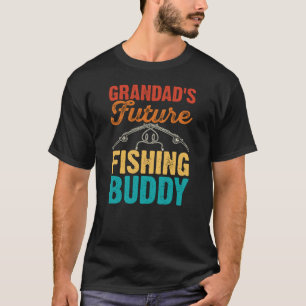 Camiseta El futuro compañero de pesca de la abuela