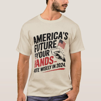 Camiseta El futuro de los Estados Unidos está en sus manos 