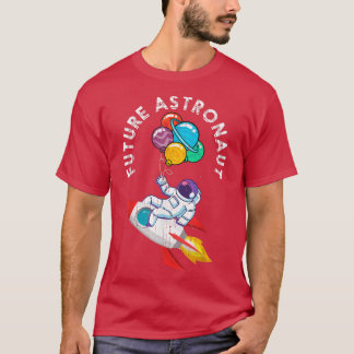 Camiseta El futuro de los niños de los cohetes de la cienci