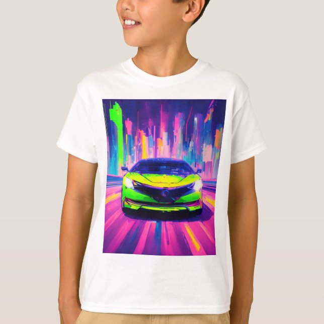 Camiseta El futuro es ahora: velocidad eléctrica (Anverso)