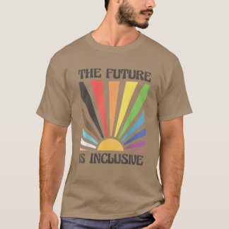 Camiseta El Futuro Es Amanecer De Arcoíris Inclusivo