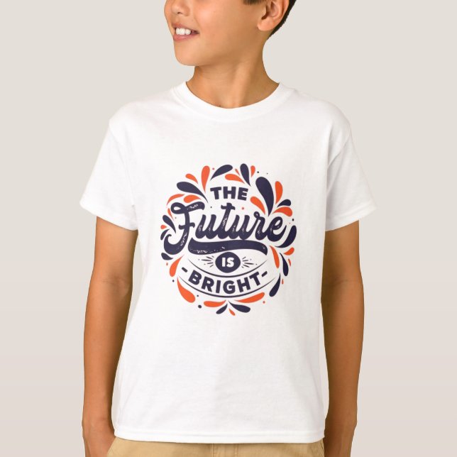 Camiseta el futuro es brillante (Anverso)
