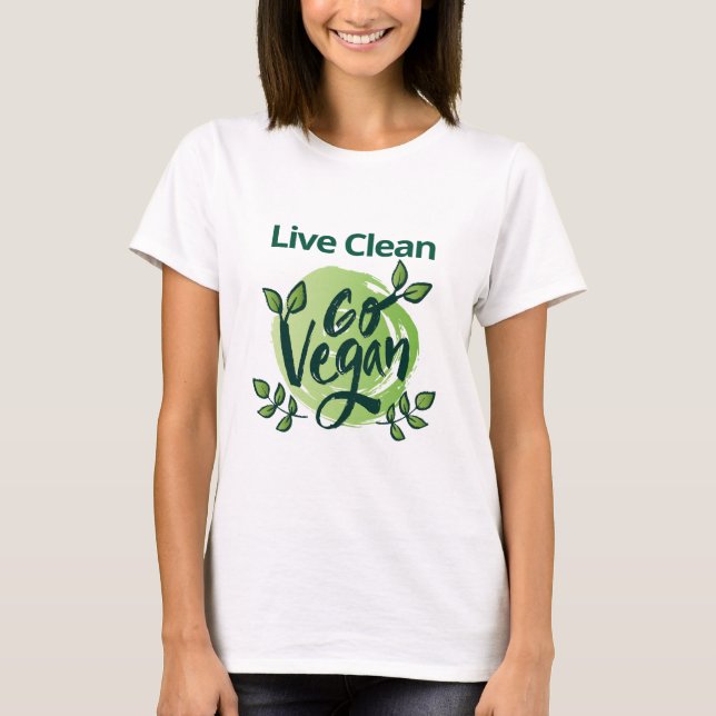 Camiseta El futuro es el diseño vegano (Anverso)