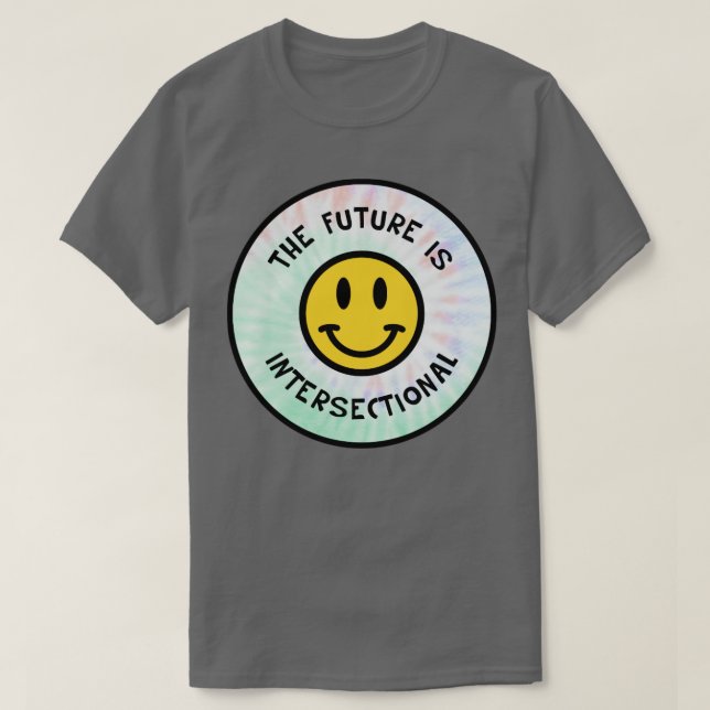 Camiseta El futuro es el interseccionista grupo de fondo "T (Diseño del anverso)