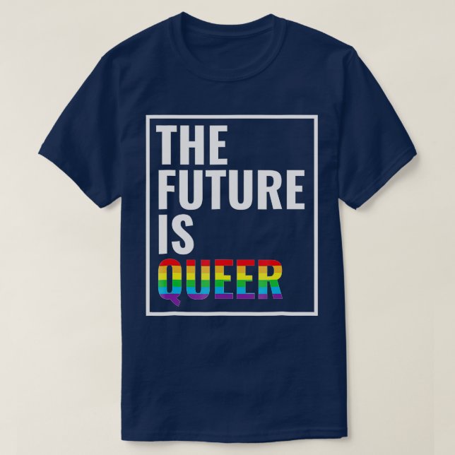 Camiseta El futuro es el regalo del Orgullo Gay Gay LGB (Diseño del anverso)