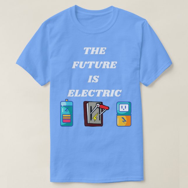Camiseta El futuro es eléctrico 3 (Diseño del anverso)
