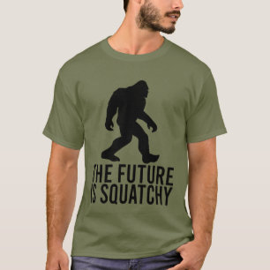 Camiseta El Futuro Es Esquiátrico - Gracioso Pie Grande