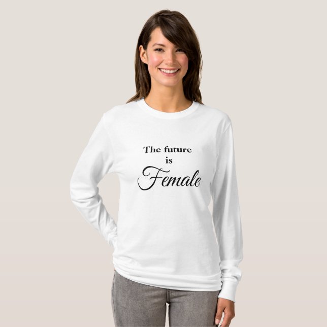 Camiseta El futuro es femenino (Anverso completo)