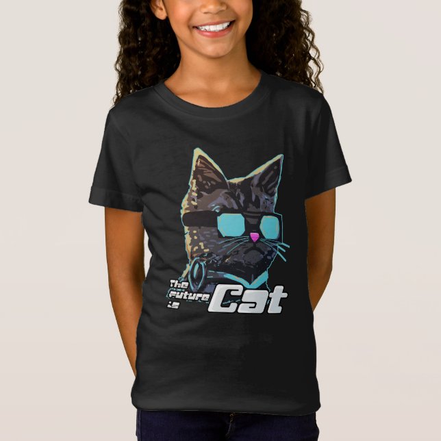 Camiseta El futuro es gato (Anverso)