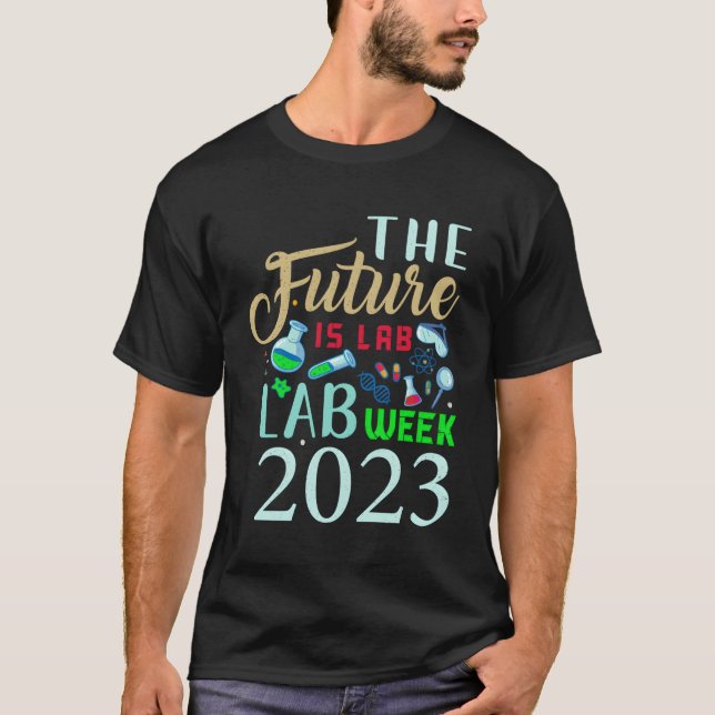 Camiseta El Futuro Es Laboratorio Médico Profesional (Anverso)