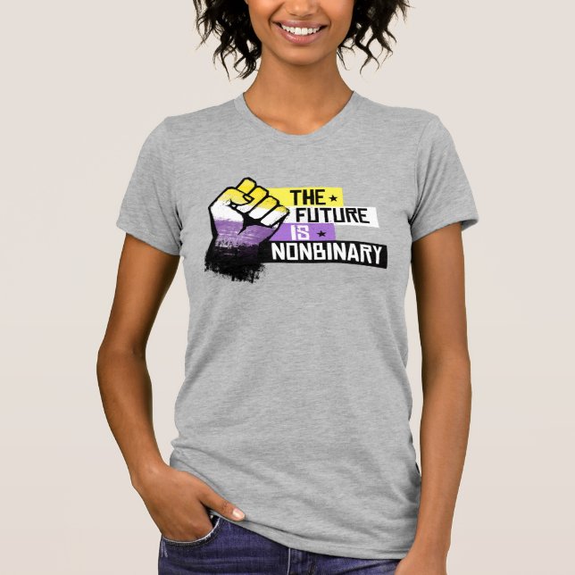 Camiseta El futuro es no binario (Anverso)