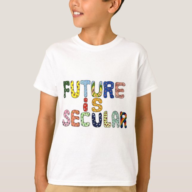 CAMISETA EL FUTURO ES SECULAR (Anverso)