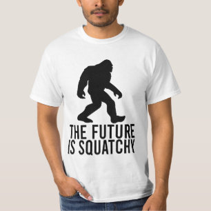 Camiseta El futuro es Squatchy - Gracioso Bigfoot