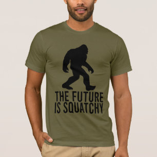 Camiseta El futuro es Squatchy - Gracioso Bigfoot