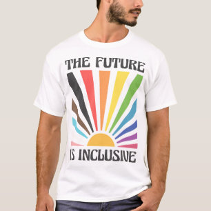Camiseta El Futuro Es Un Orgullo De Progreso De Lgbtq Inclu