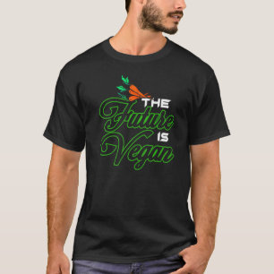 Camiseta El Futuro Es Vegetariano Vegetariano Vegetariano V