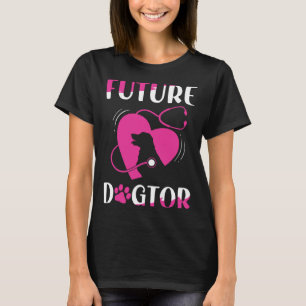 Camiseta El futuro médico cute aspirante a veterinario