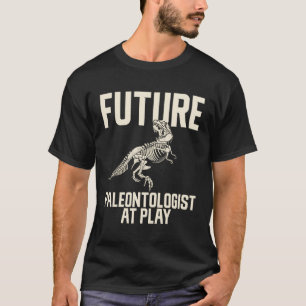 Camiseta El Futuro Paleontólogo En Dinosaurio De Juego