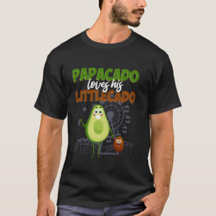 Camiseta El futuro papá PAPACADO y el esperado de LITTLECAD