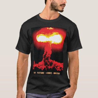 Camiseta El futuro parece brillante retro