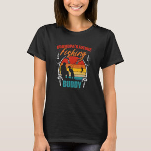 Camiseta El futuro pescador de pescadores de peces del abue