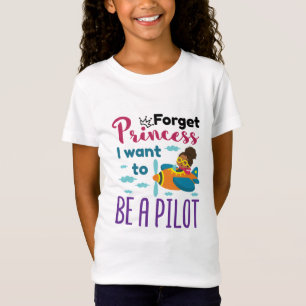 Camiseta El futuro piloto olvida a la princesa que quiero s
