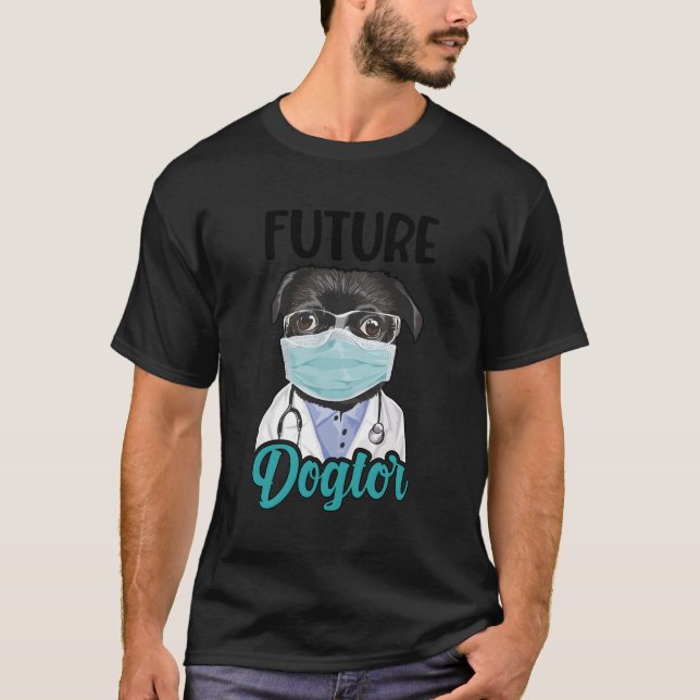 Camiseta El Futuro Veterinario De Dogtor Para Ser Veterinar (Anverso)