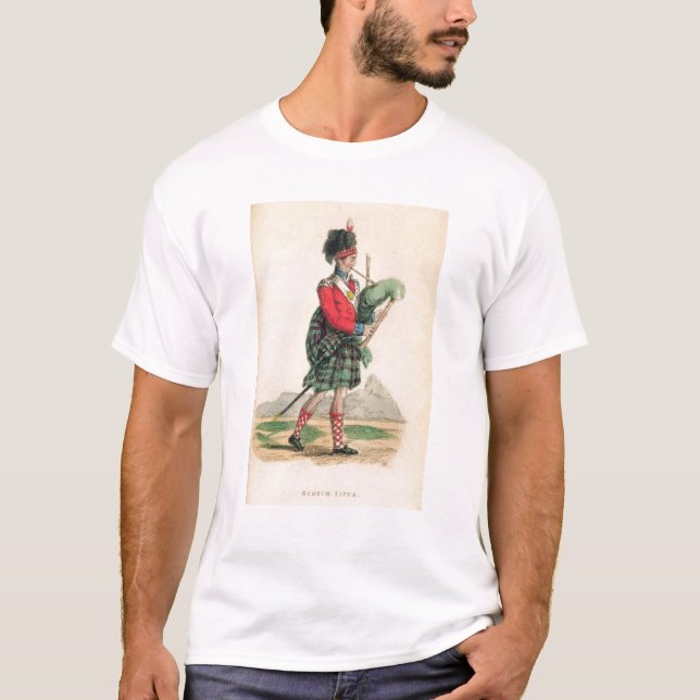 Camiseta El gaitero escocés (Anverso)