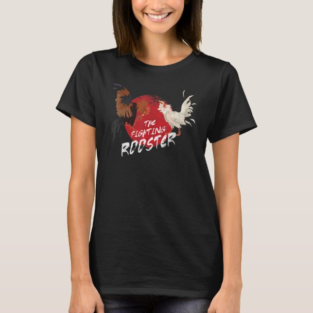 Camiseta El Gallo de Lucha para Pollo (Anverso)