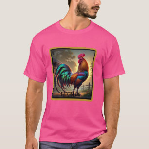 Camiseta El gallo juego de bingo lotería mexicana tradicion