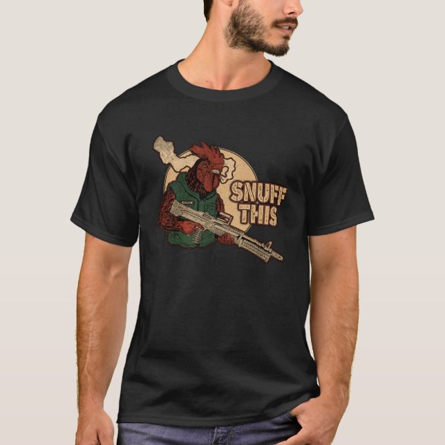 Camiseta El Gallo Olfatea Esto (Anverso)