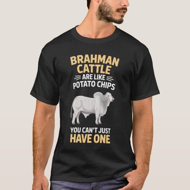 Camiseta El Ganado Brahman Es Como Los Brahman (Anverso)