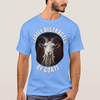 Camiseta El Ganado De Cabra Distraído Fácilmente Por Un Ani