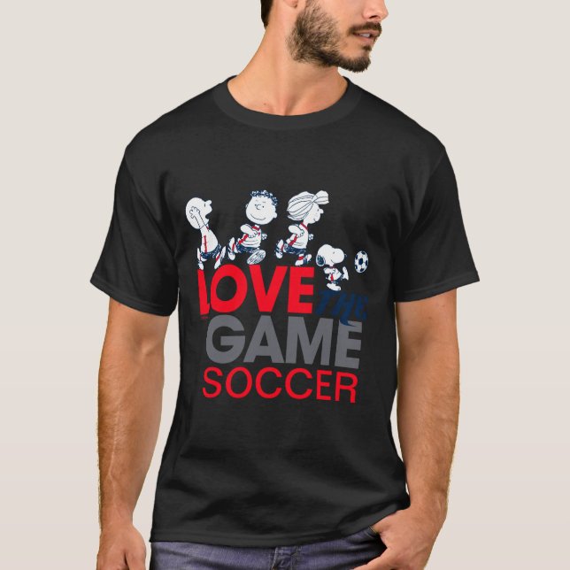Camiseta El Gang De Peanuts Ama El Juego  (Anverso)