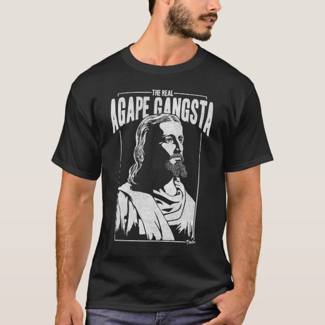 Camiseta El Gangsta boquiabierto real (Anverso)