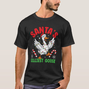 Camiseta El ganso más tonto de Santa Feliz Navidad Ganso To