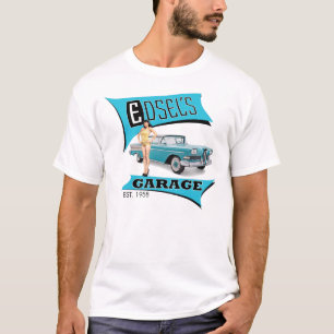 Camiseta El garaje de Edsel en azul