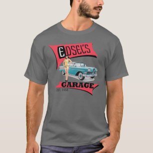Camiseta El garaje de Edsel en rosa
