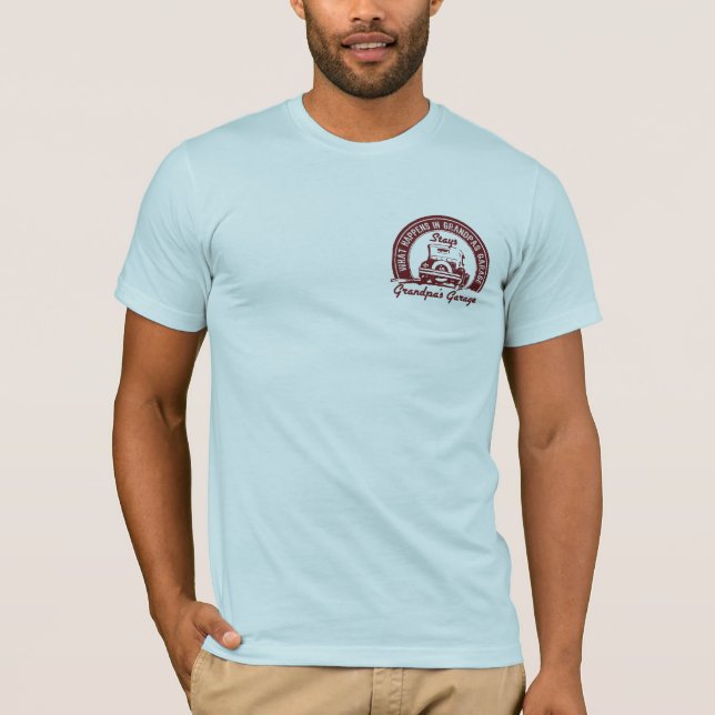 Camiseta El garaje del abuelo (Anverso)
