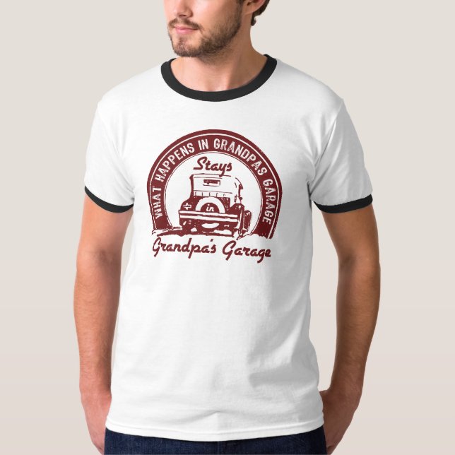 Camiseta El garaje del abuelo (Anverso)